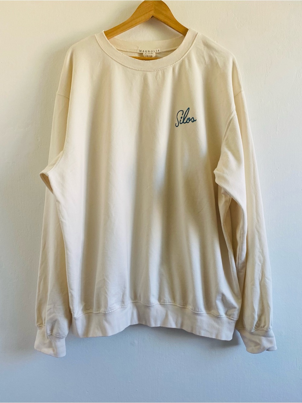 Magnolia Silos Crewneck Size XXL Cream Terry cloth interior